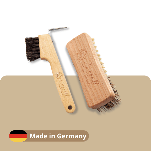Hoof brush & hoof pick set