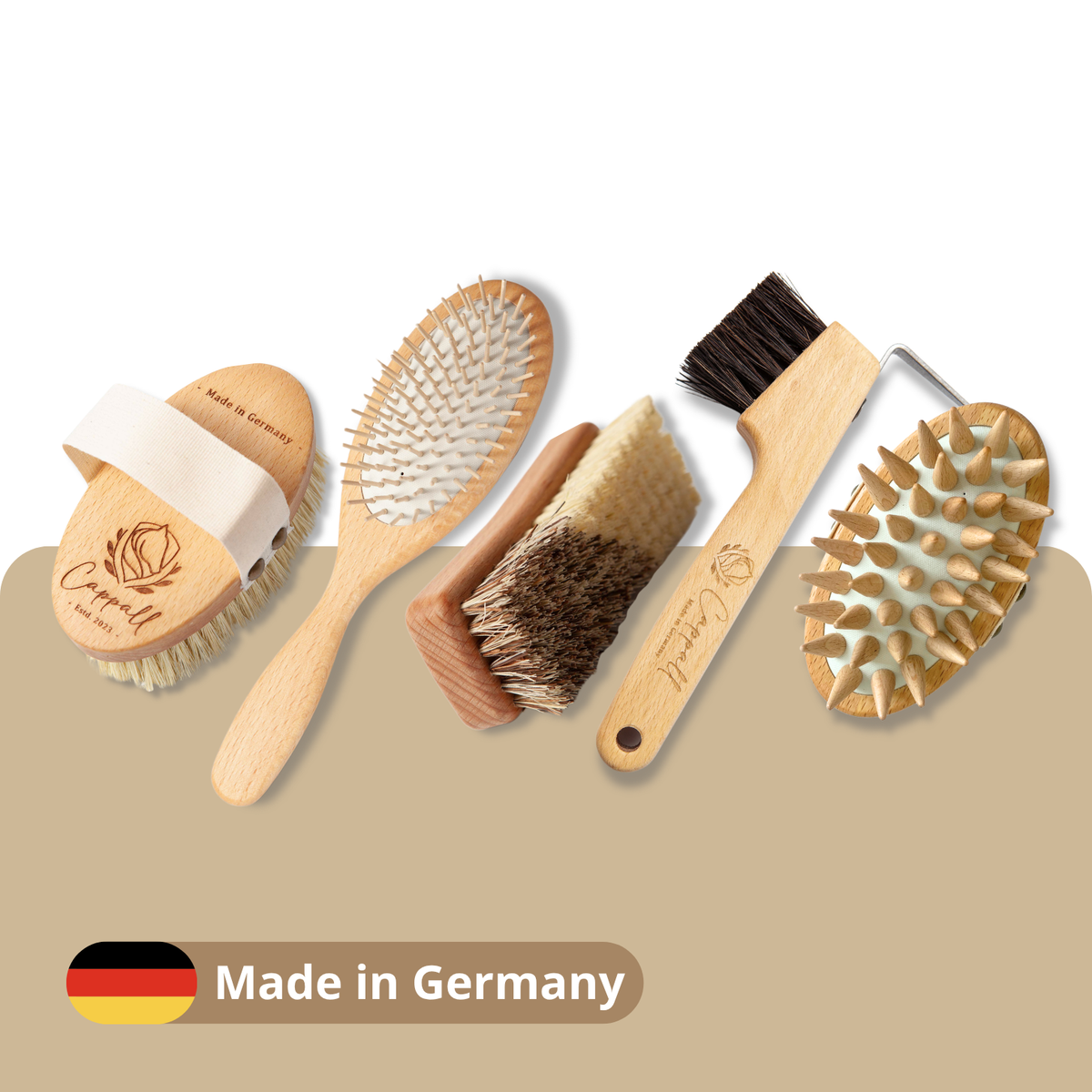 Deluxe horse grooming set